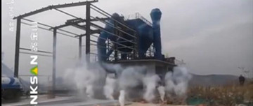 熱烈祝賀中建材沃豐水泥鑫金山EPC總包項目，臺時1500噸精品骨料線帶料試機成功